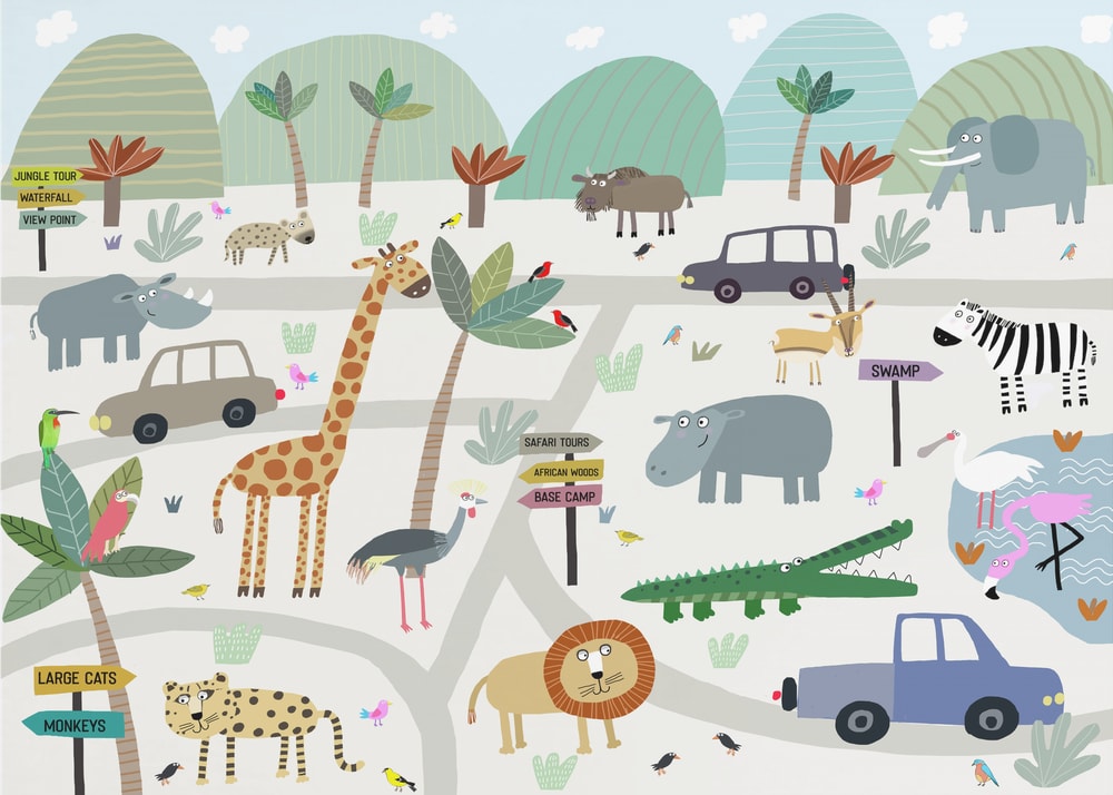 Safari Animal Map