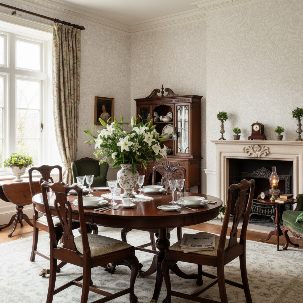 Reval Wallpaper Boughs - Vit - Elegant tapet med handritade blad i vitt och grått – högkvalitativ tapet för en personlig o...