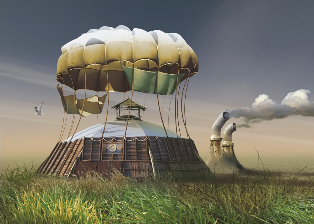Whimsical Parachute Home