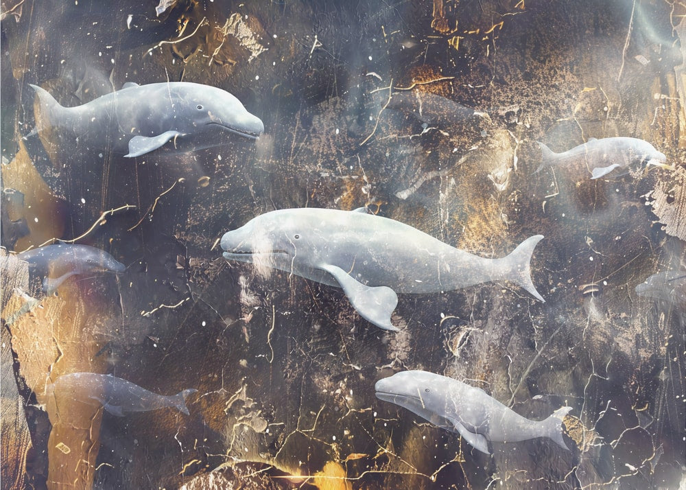 Graceful Ocean Belugas
