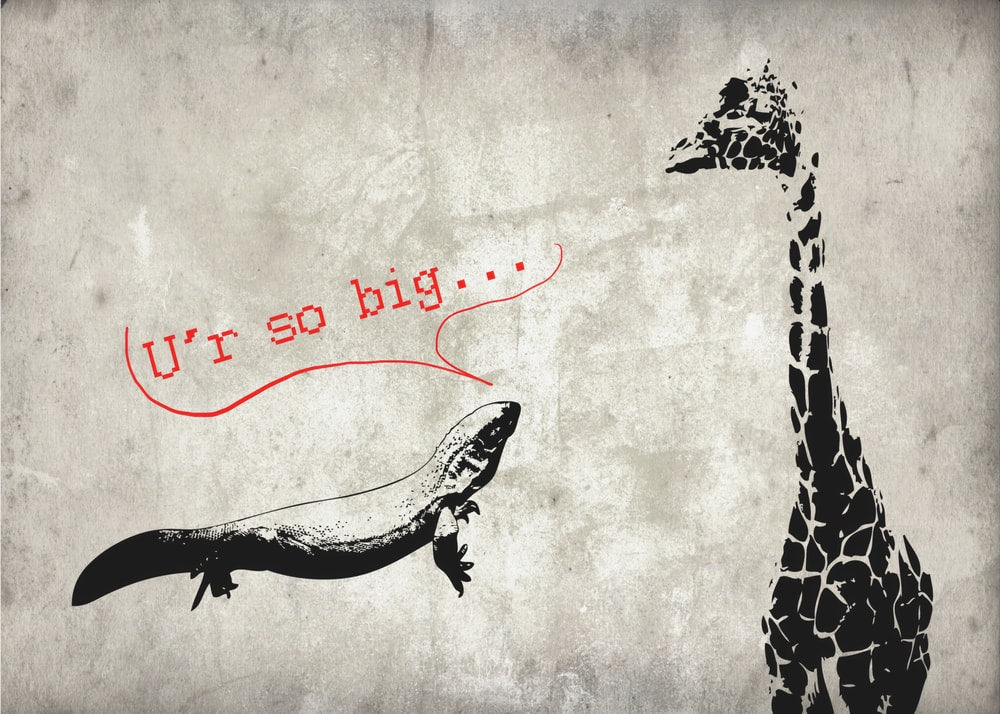 Big Giraffe Little Lizard
