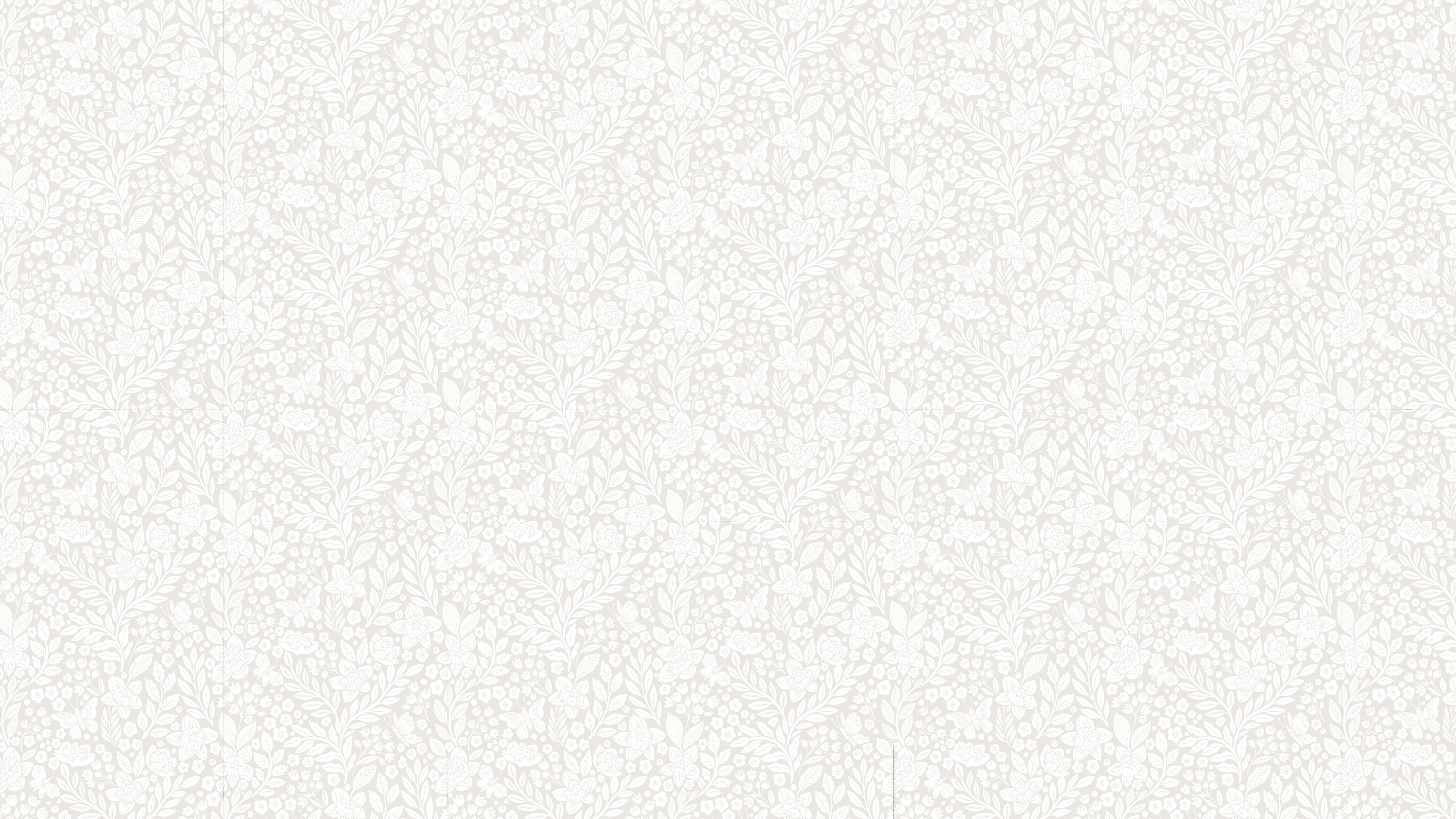 Butterfly Garden half drop - Beige