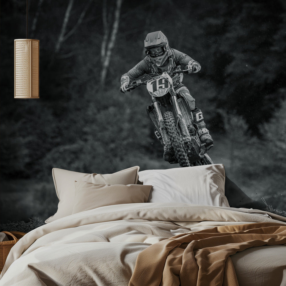 19 - Motocrossförare nummer 19