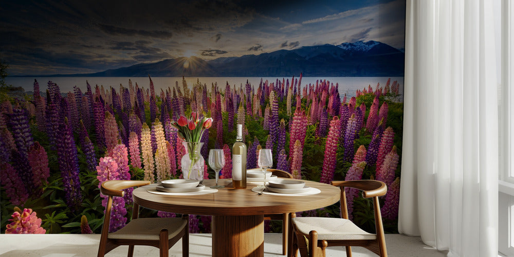 Lupins lakeside