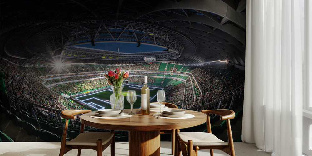 Shining Stadium in Beijing - fotbollens magi