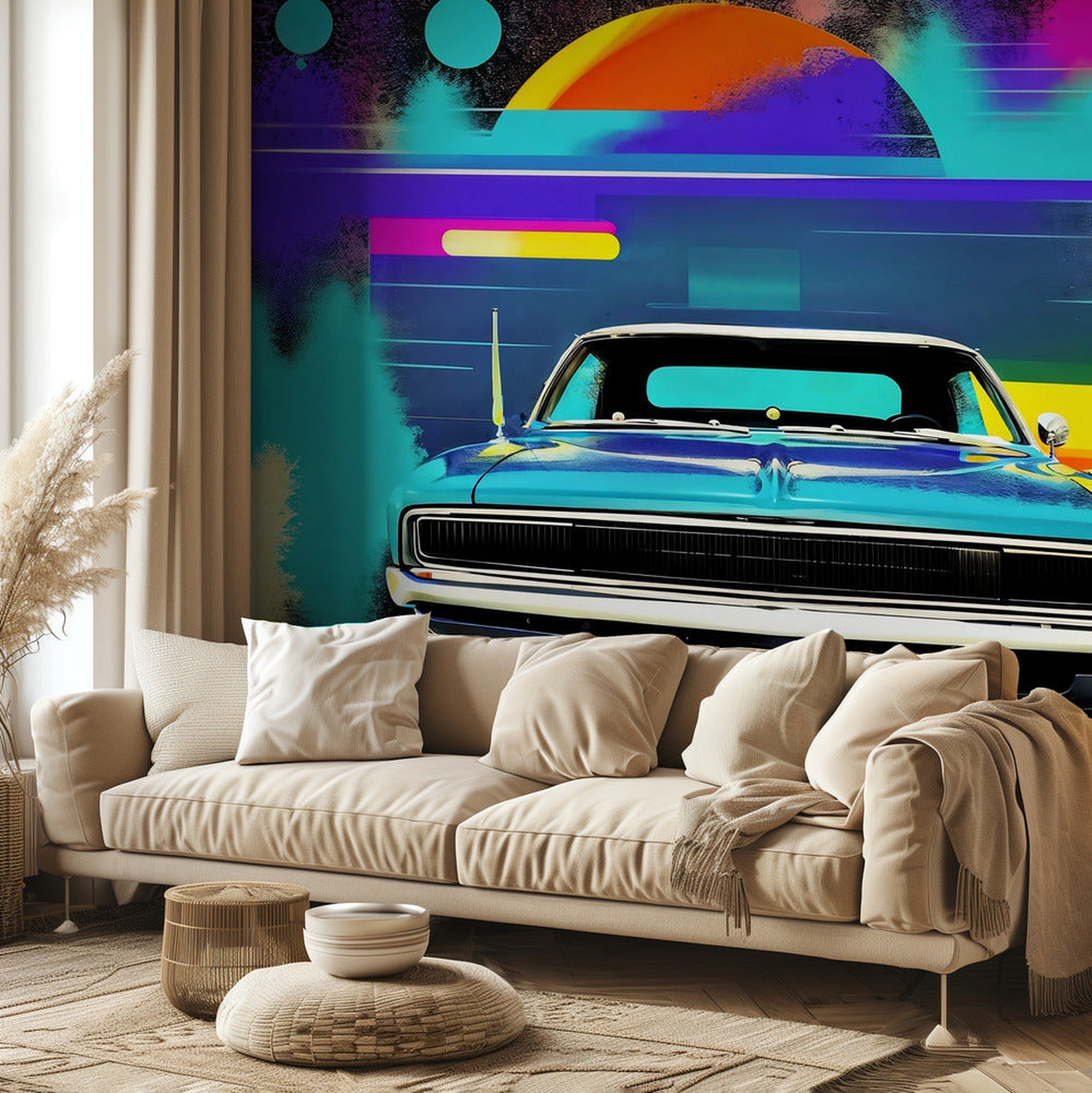 Graffiti machine series - Dodge Charger 1968