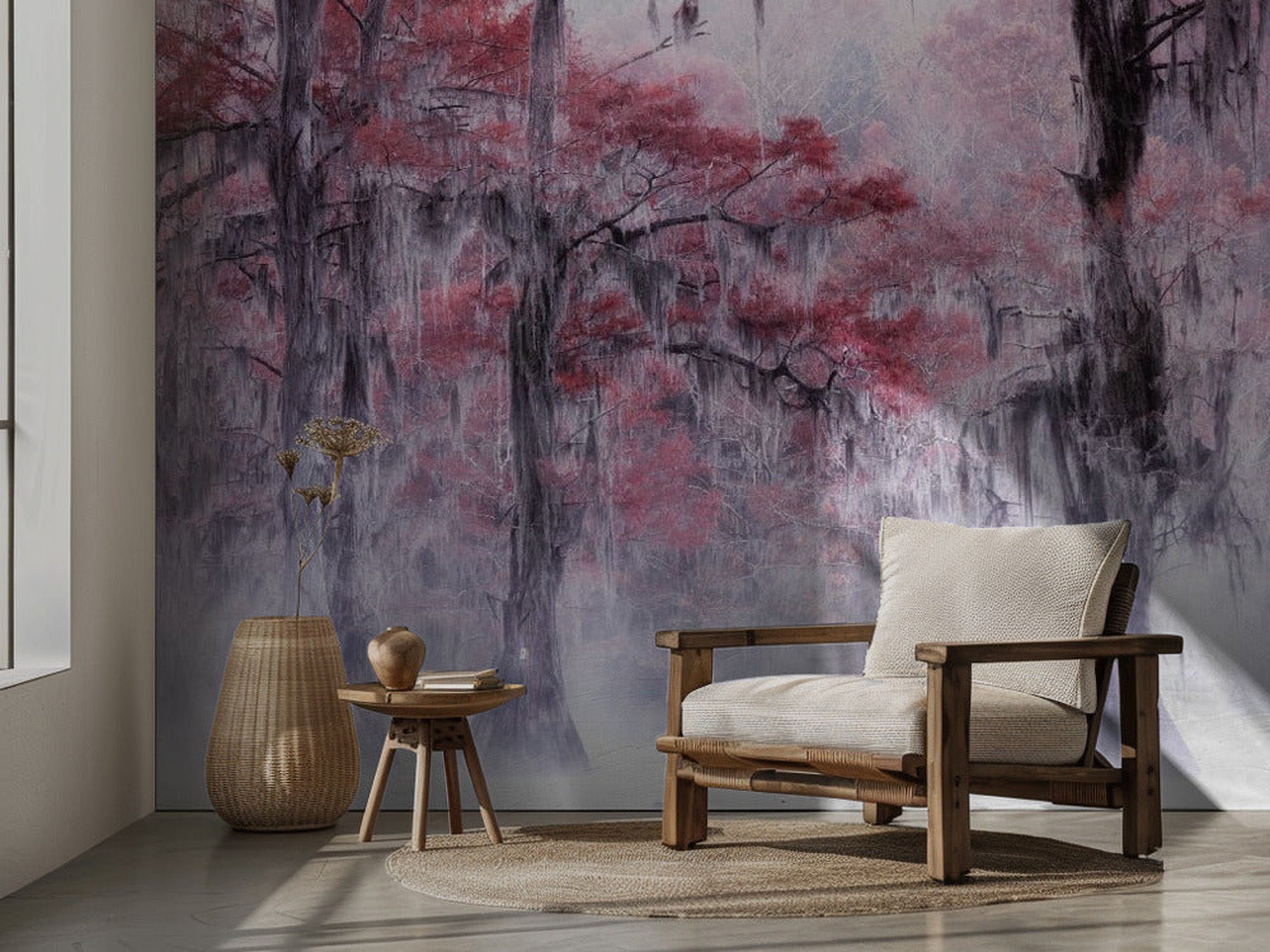 Foggy & Fall Foliage at Caddo Lake