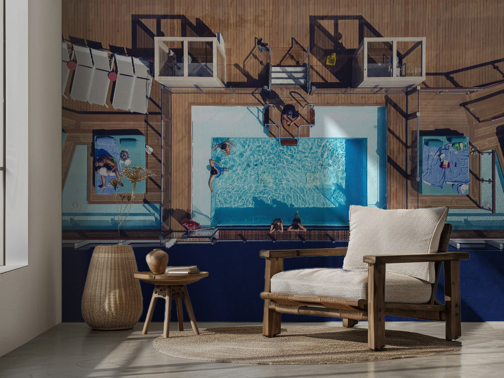 Photosession in the pool