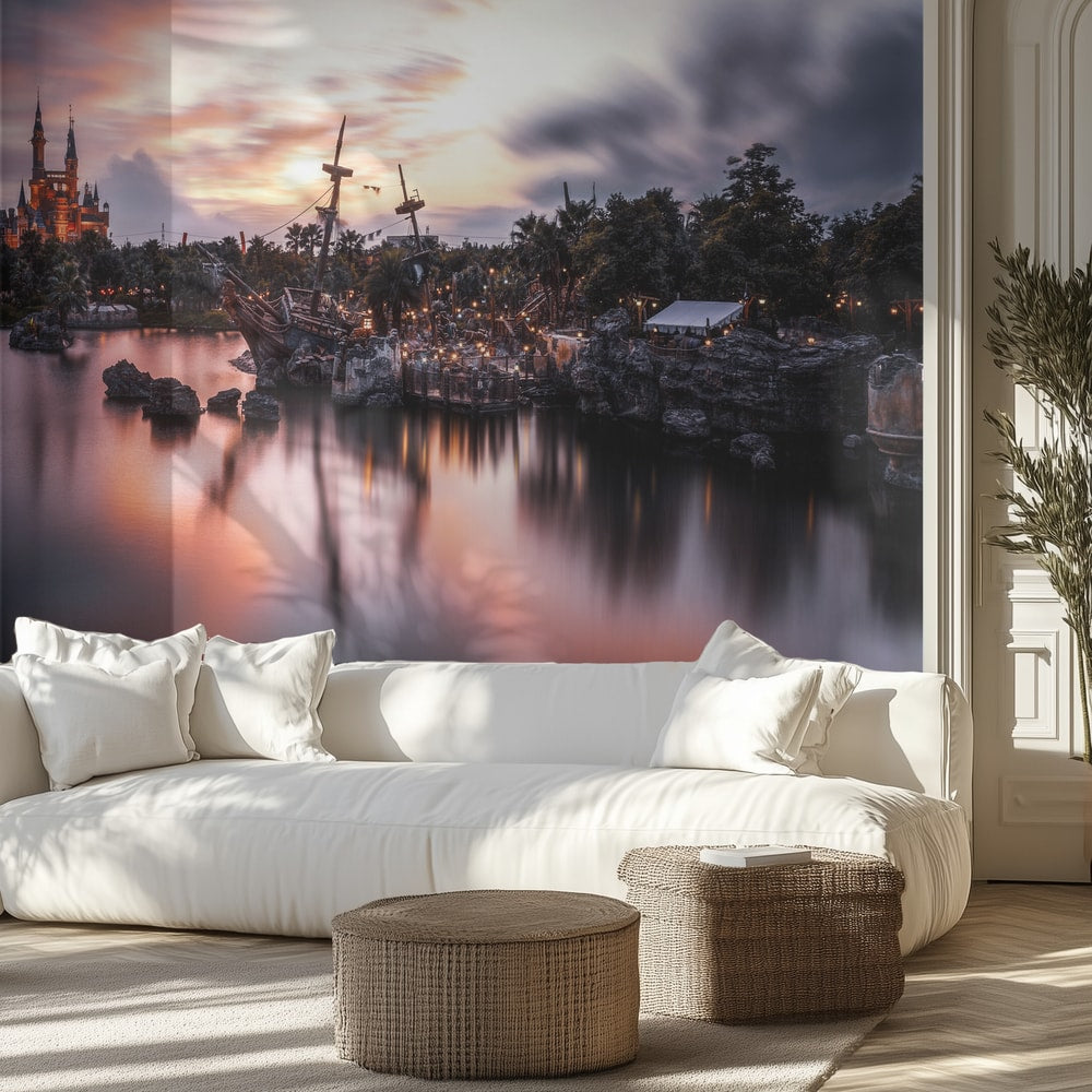 Fairytale Castle Lake Glow
