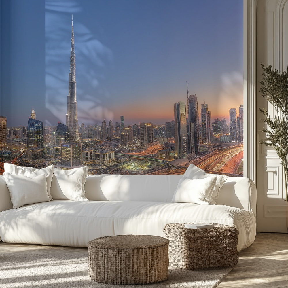 Dubai Evening Skyline