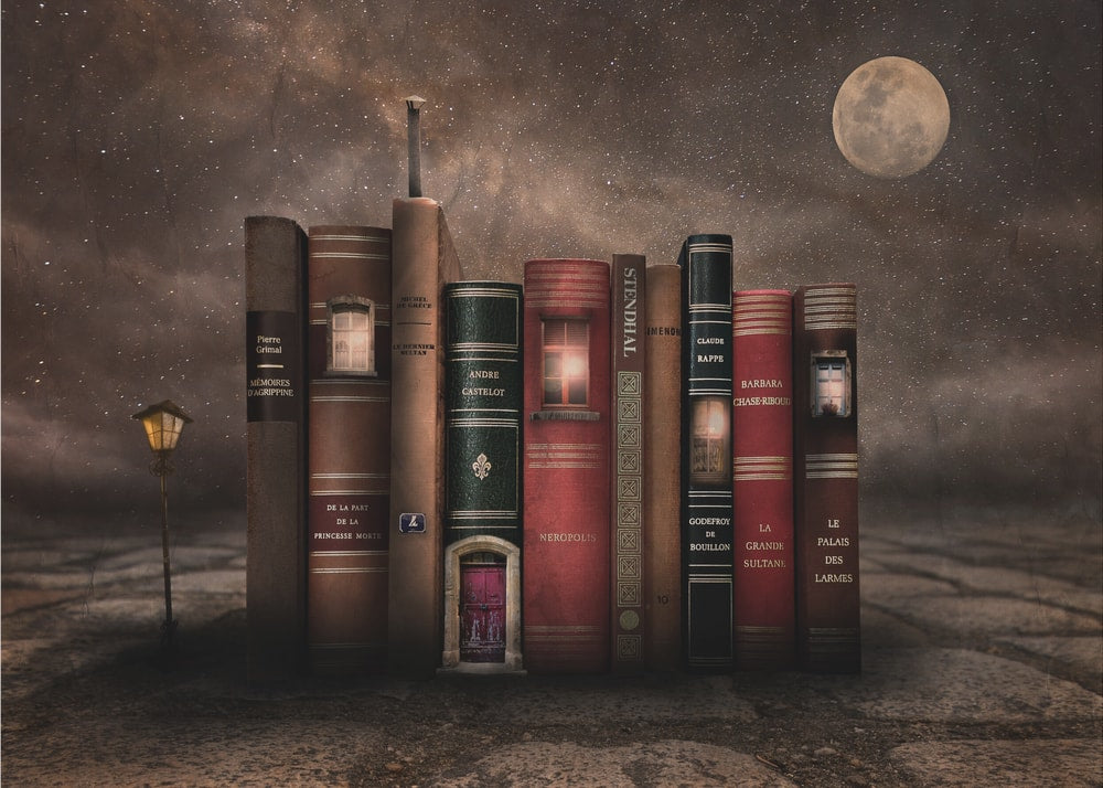 Book City Under Moonlight