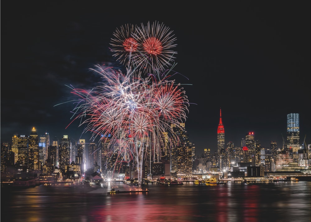 Fireworks Over New York City