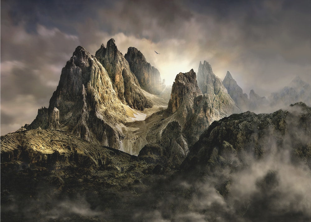 Dramatic Mountain Landscape