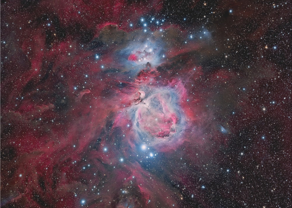 Vibrant Cosmic Nebula