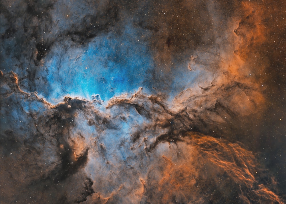 Vibrant Cosmic Nebula