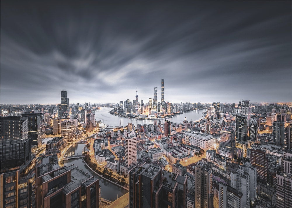 Shanghai Night Skyline