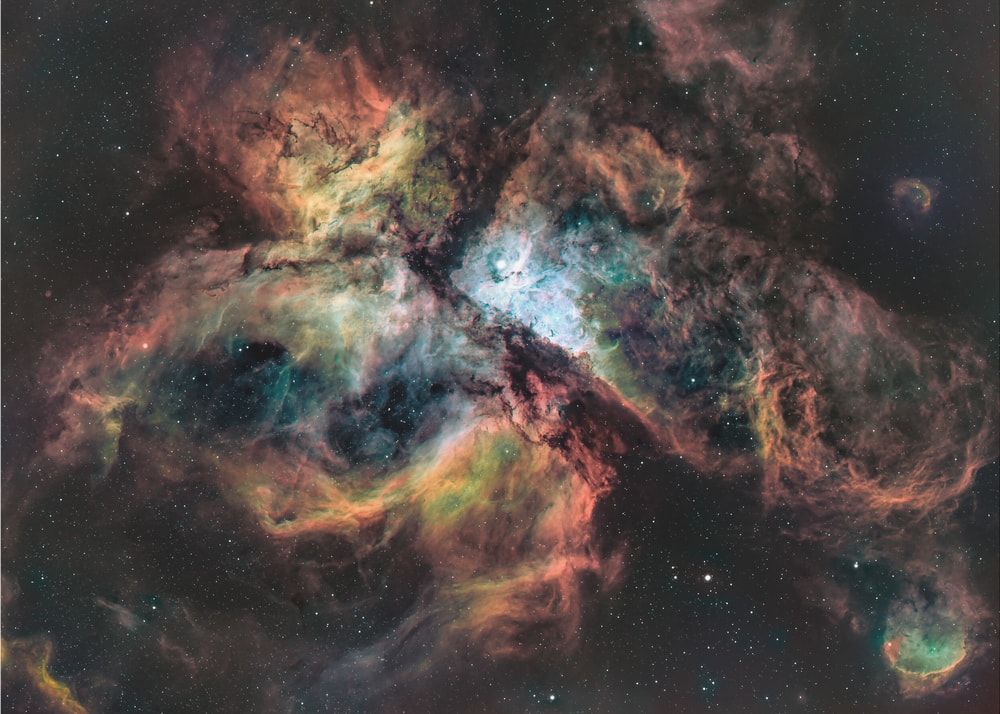 Colorful Cosmic Nebula