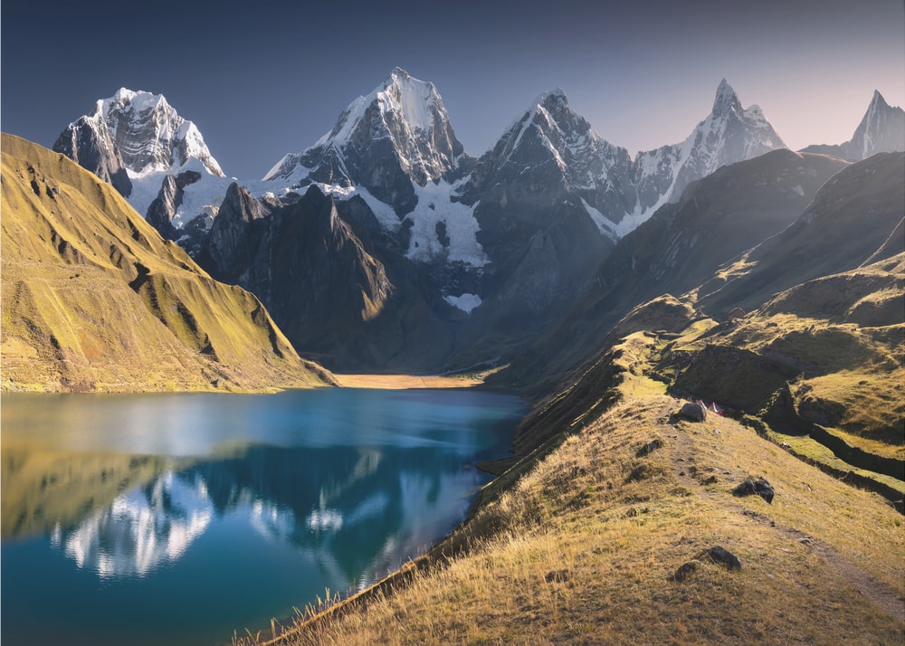 Majestic Alpine Lake Reflection
