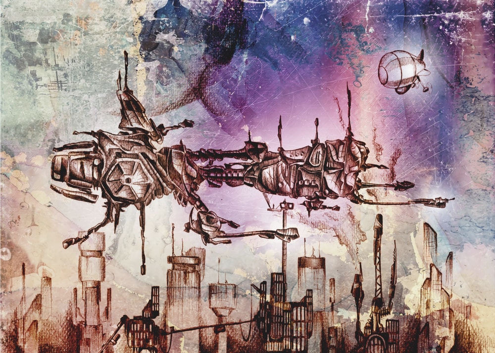 Steampunk City Flight
