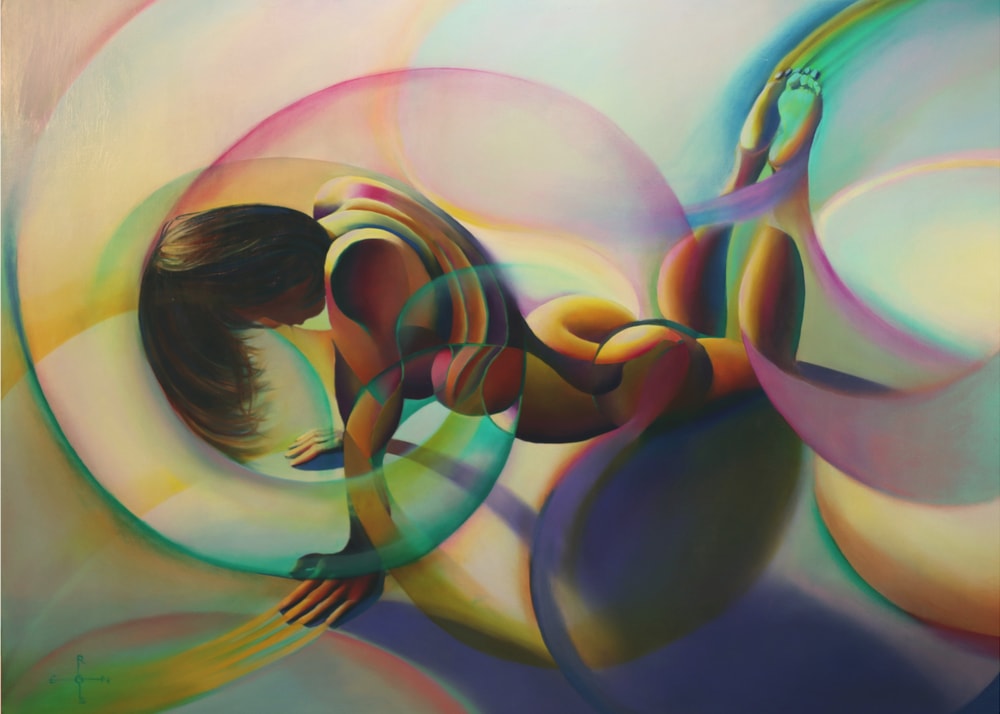 Graceful Abstract Woman