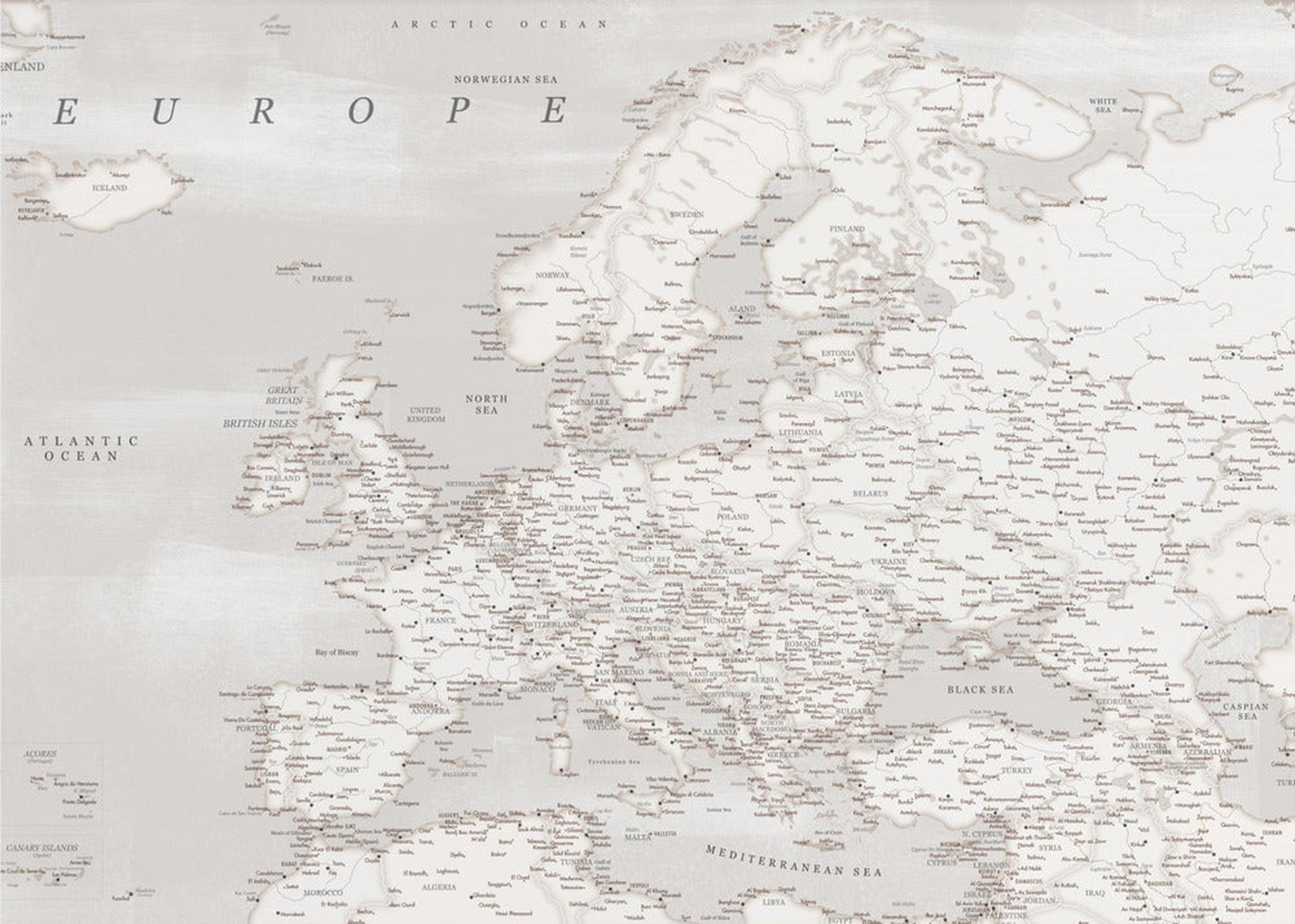 Lysander detailed map of Europe