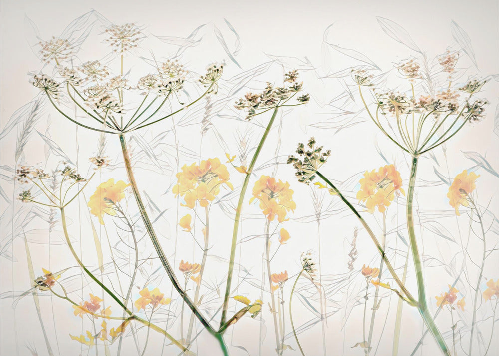 Spring flower Art - färgglada blommor