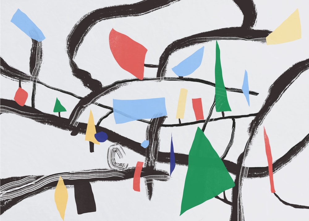 Colorful Abstract Branches