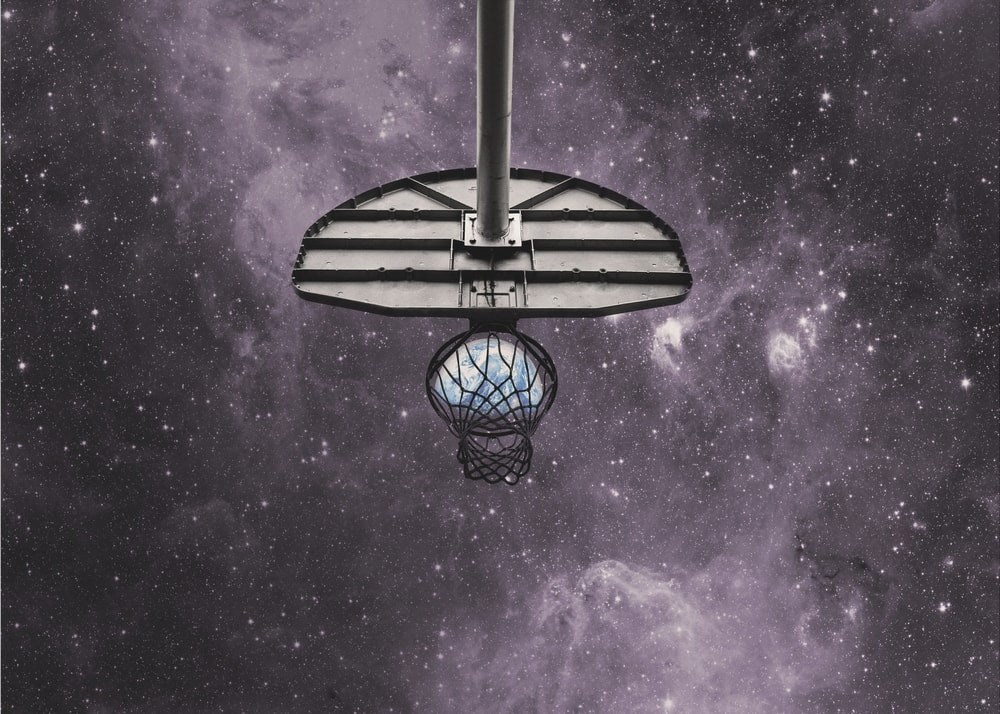 Cosmic Basketball Planet