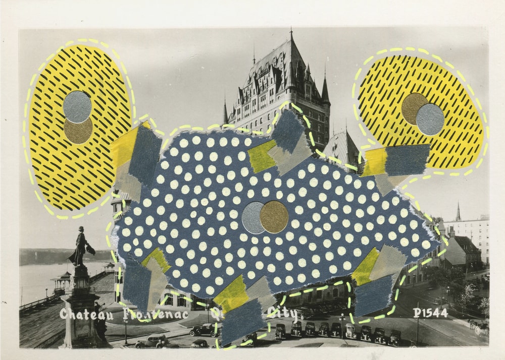Playful Quebec City Collage