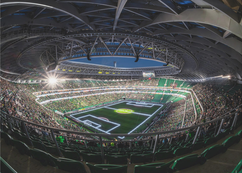 Shining Stadium in Beijing - fotbollens magi