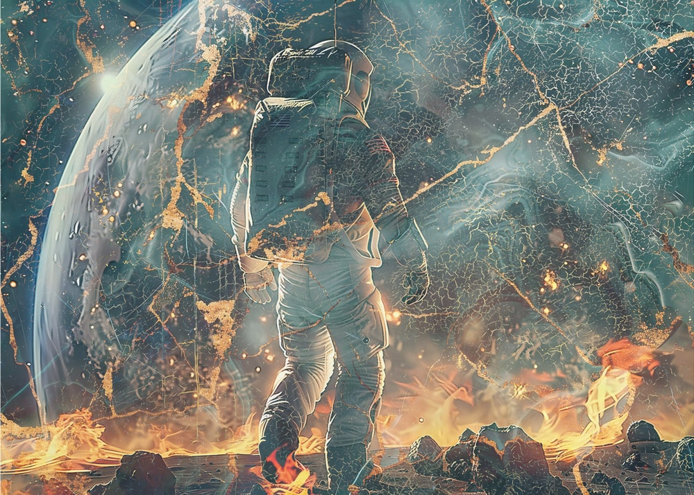 Shattered Planet Astronaut