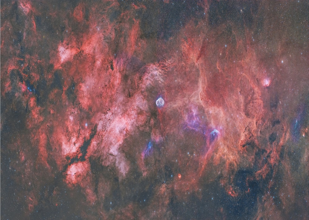 Red Cosmic Nebula