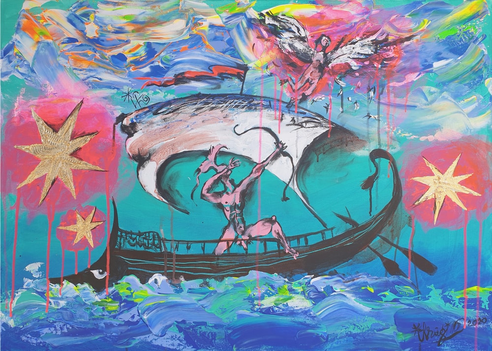 Vibrant Mythical Journey