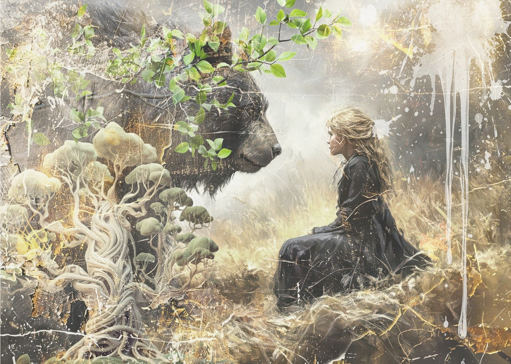 Bear Girl Enchanted Forest
