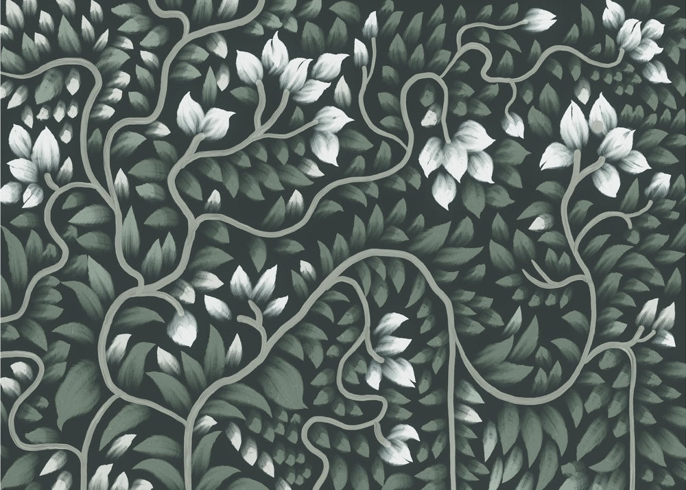 Dark Botanical Bloom