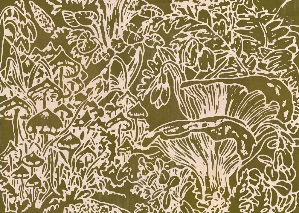 Forest Mushroom Pattern