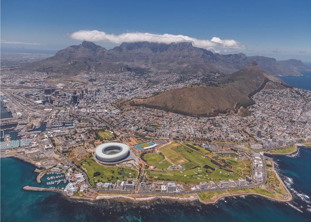 Cape Town City Aerial View