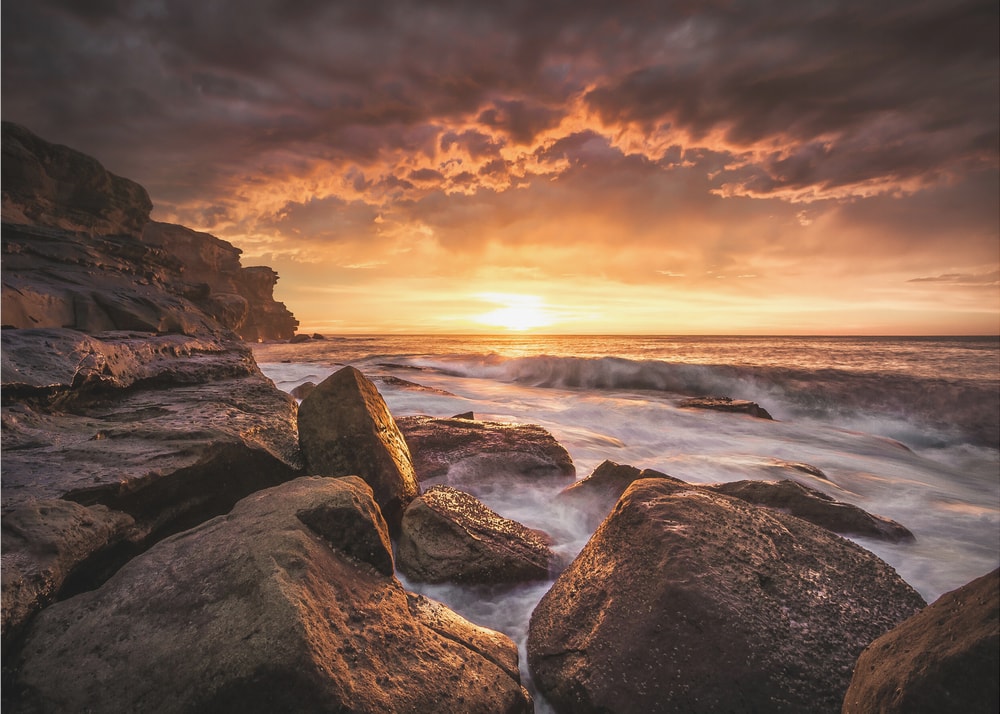 Golden Coastal Sunset