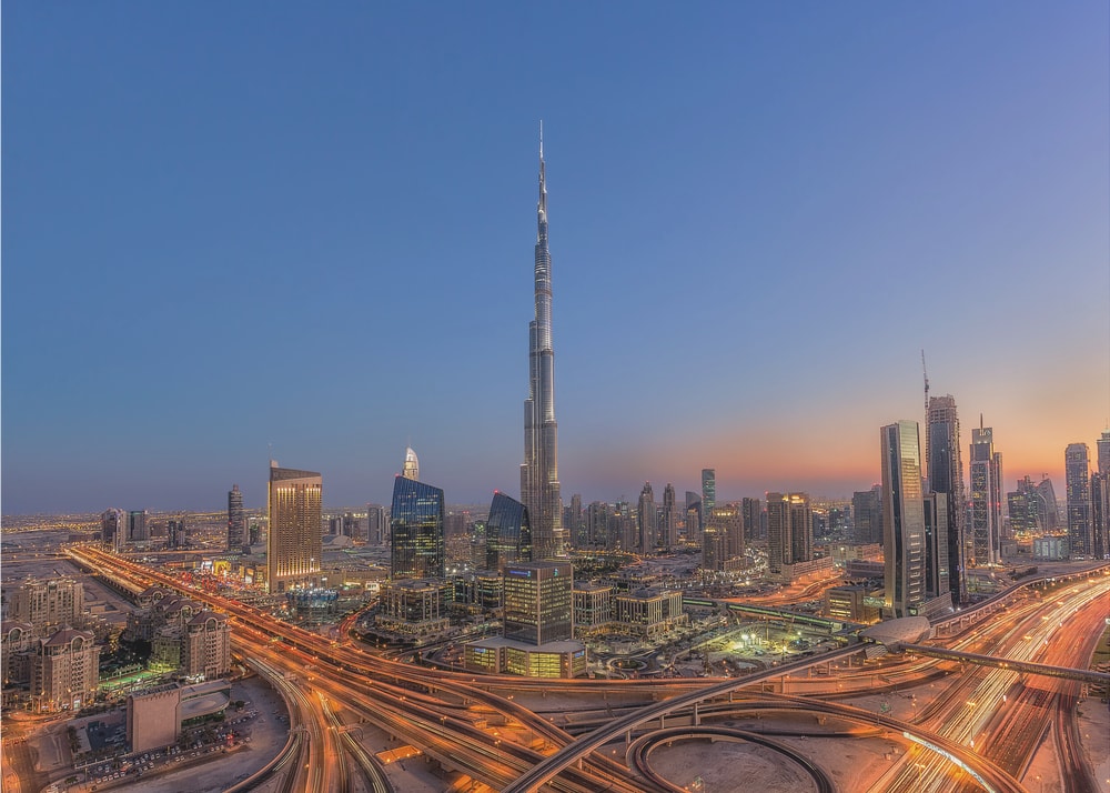Dubai Evening Skyline