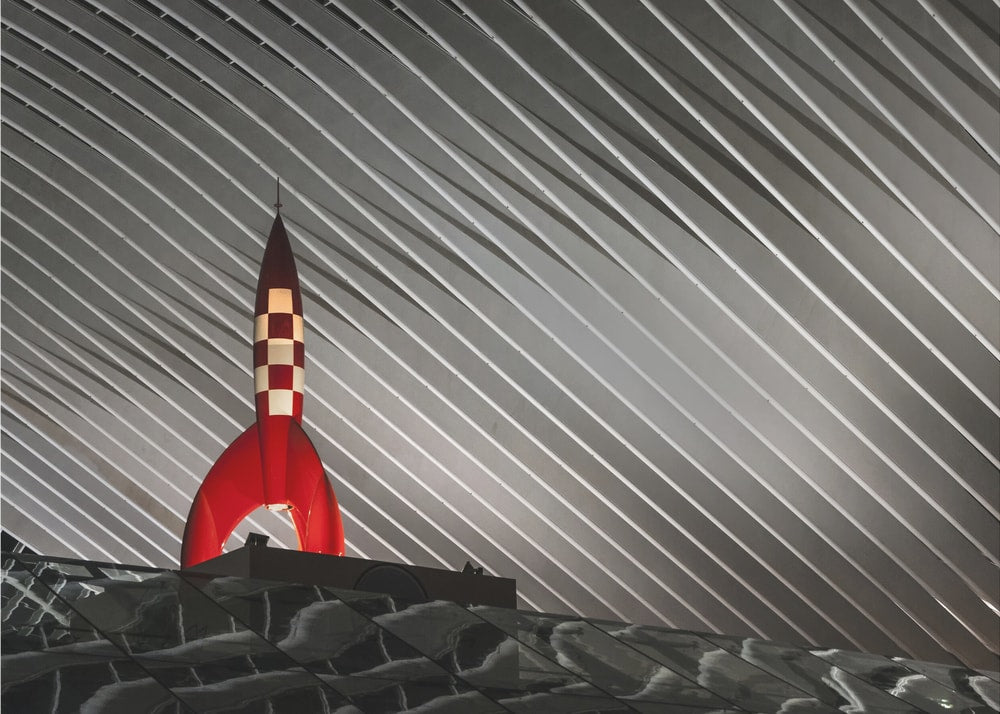 Sleek Sci-Fi Rocket