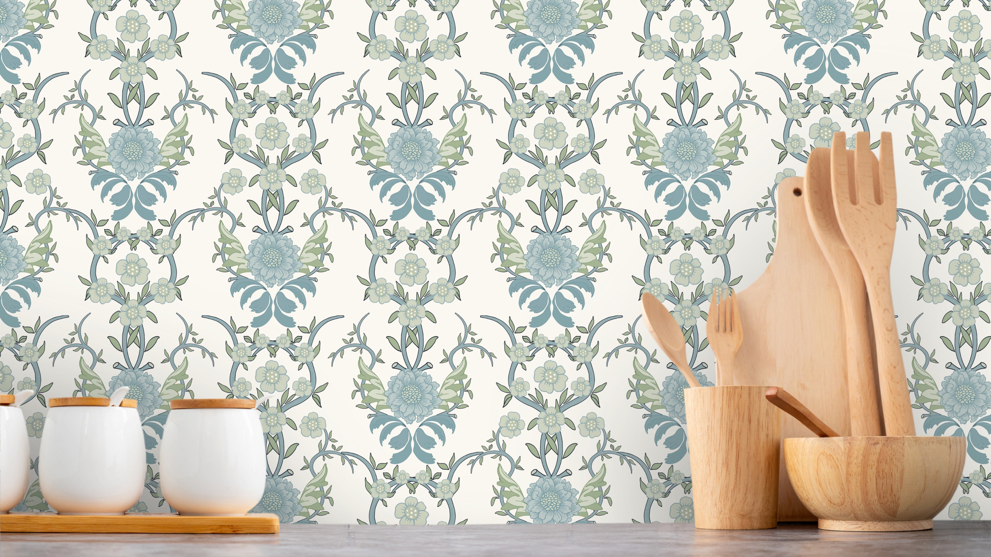 Serendipity - white -blue