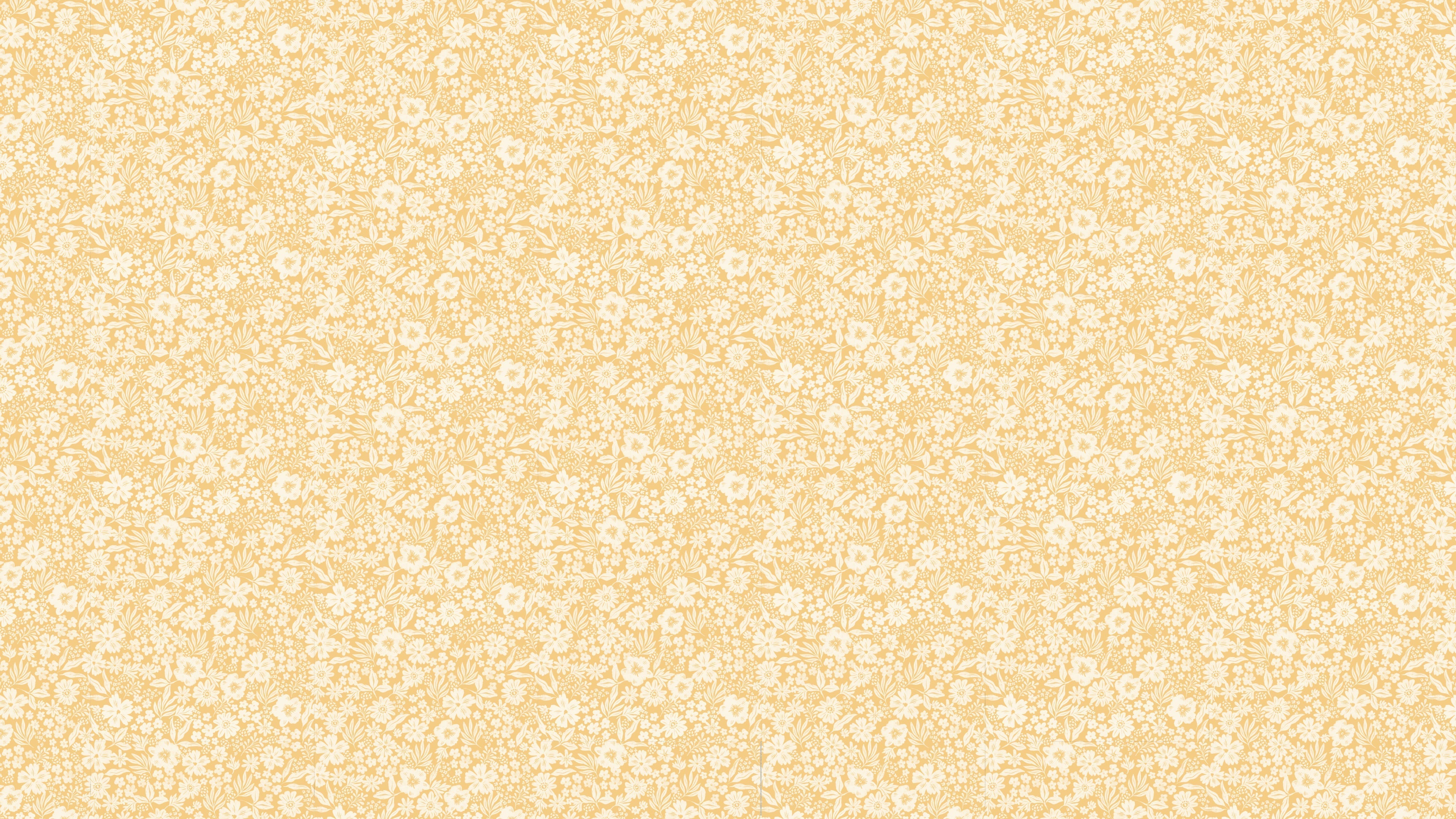 Joanie - Half Drop - Sunny – Solljus tapet med romantiska blommor