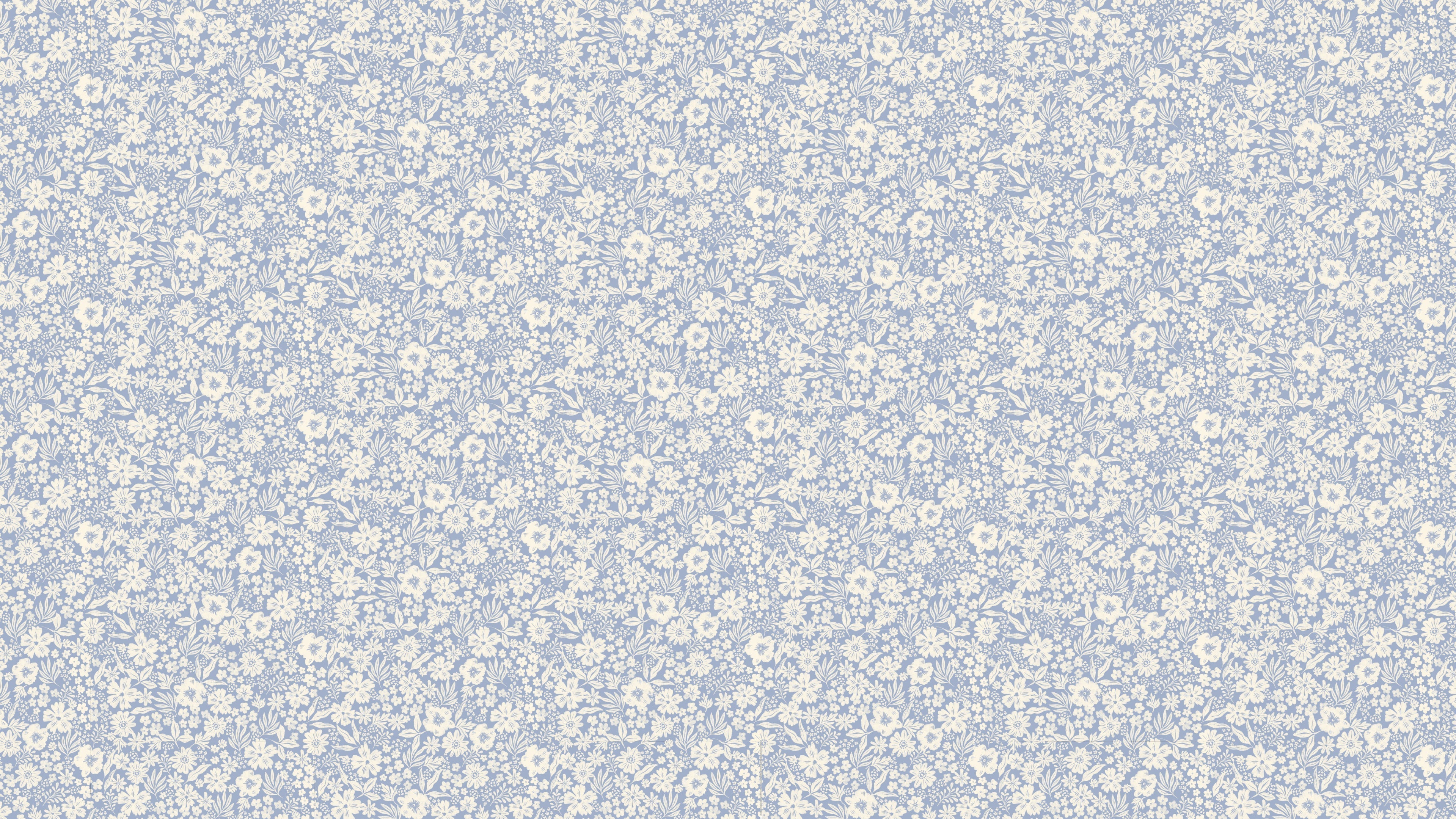 Reval Wallpaper Joanie - Half Drop - Blå – Elegant tapet med romantiska blommor – högkvalitativ tapet för en personlig och...