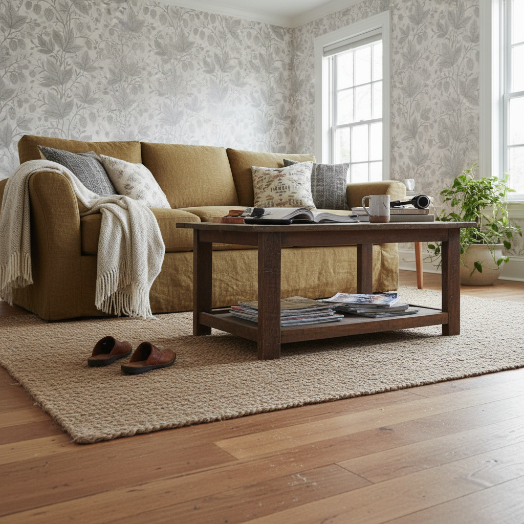 Trailing Hops - Silver – Elegant botanisk tapet med humlerankor