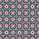 Tile Flowers - Blå-Röd