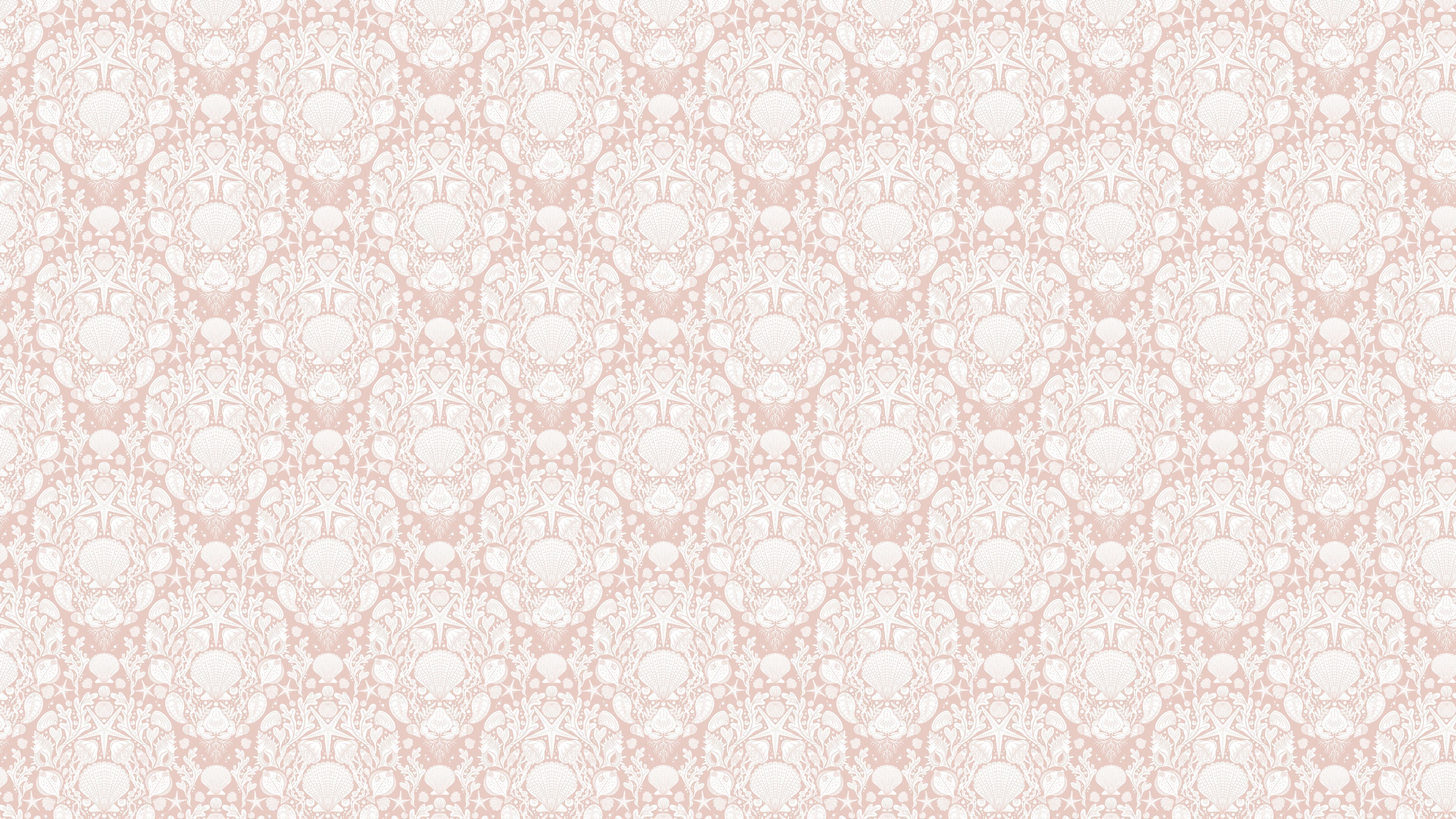 Deep Sea Damask - Blush