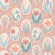 Spring Discount Terracotta - Floral wallpaper with the freshness of spring