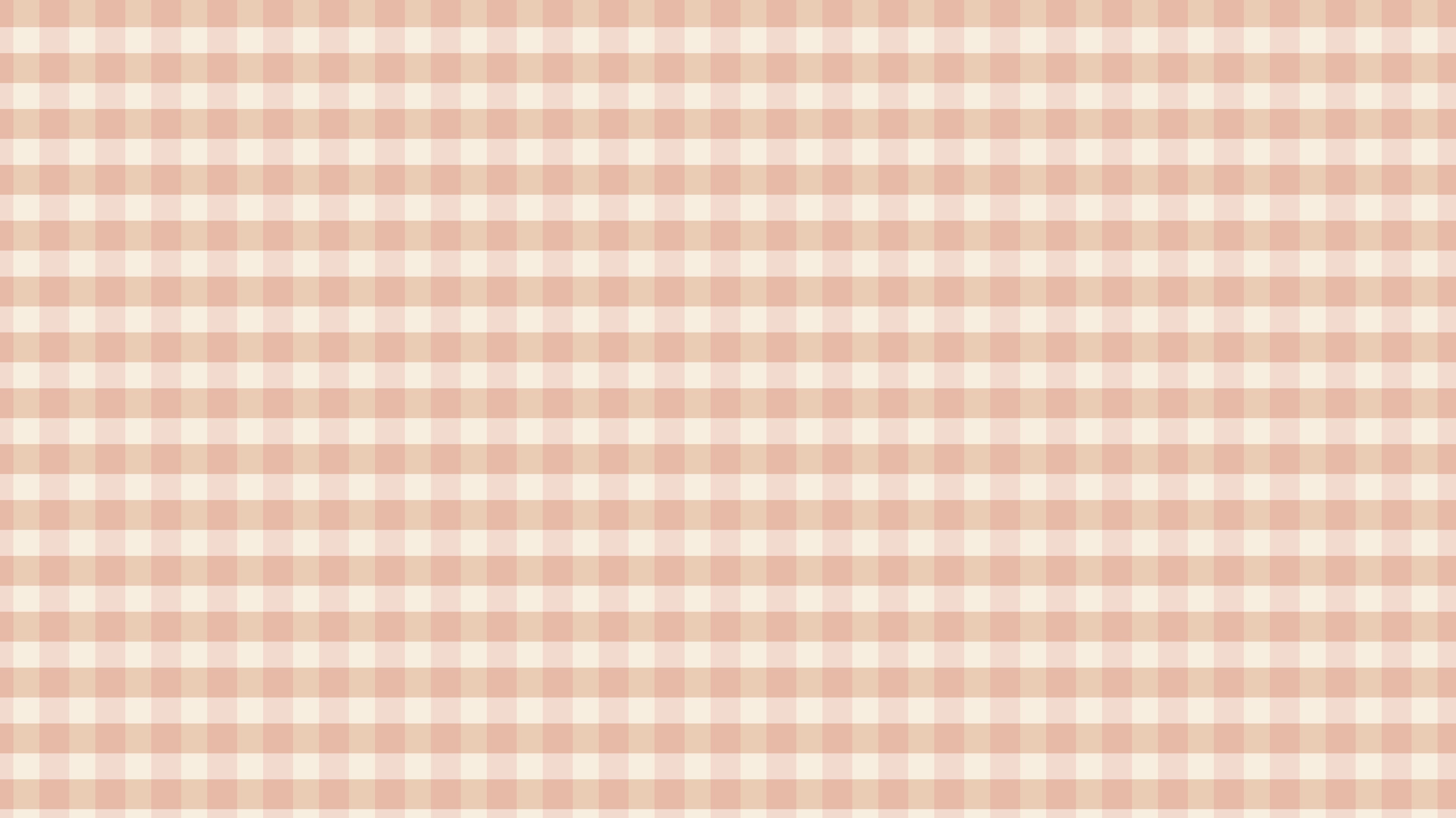 Gingham - Peach