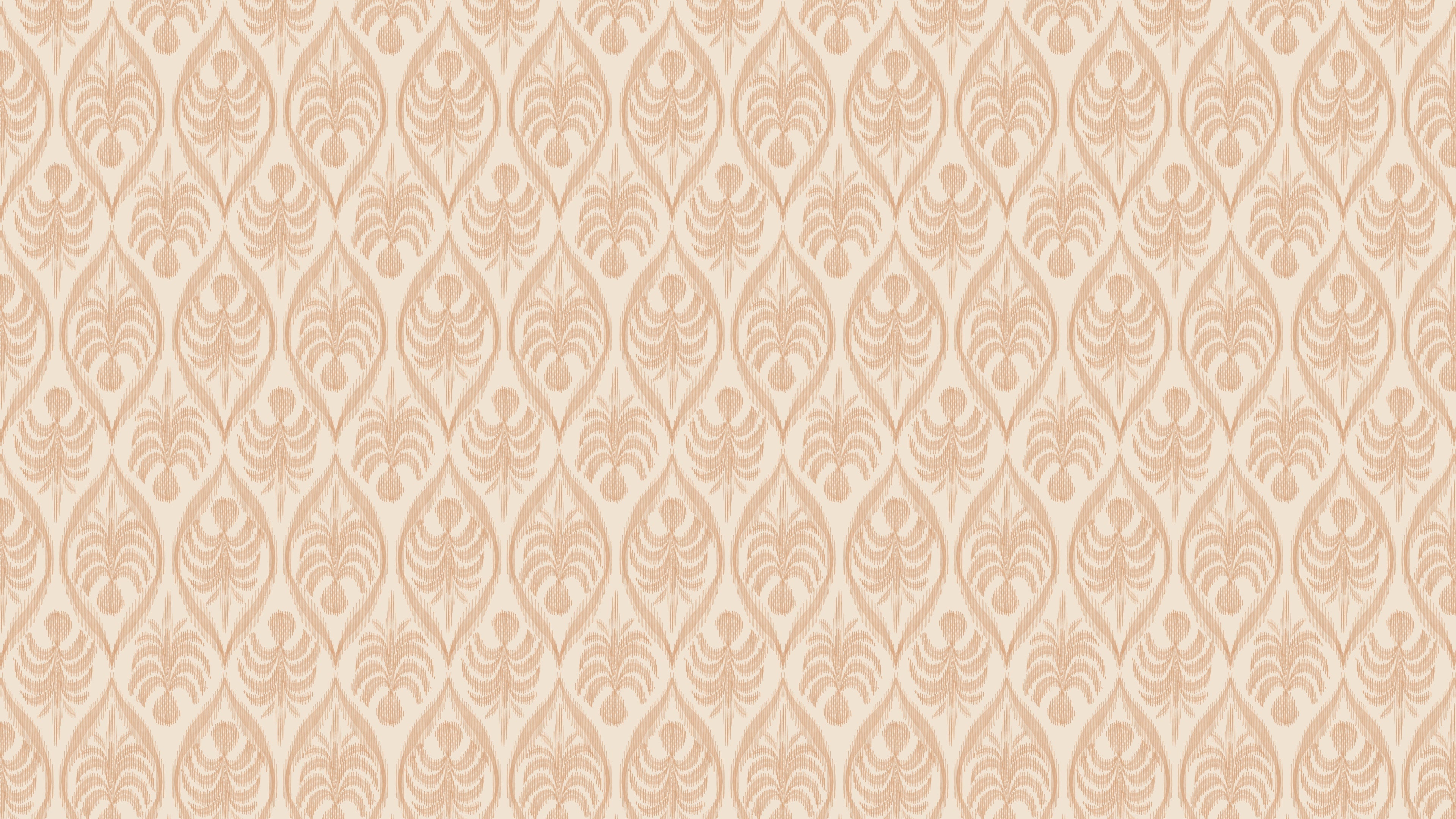 Ikat Palm Tree - Terracotta