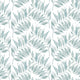 Textured Watercolor Palm Leaf - Aqua